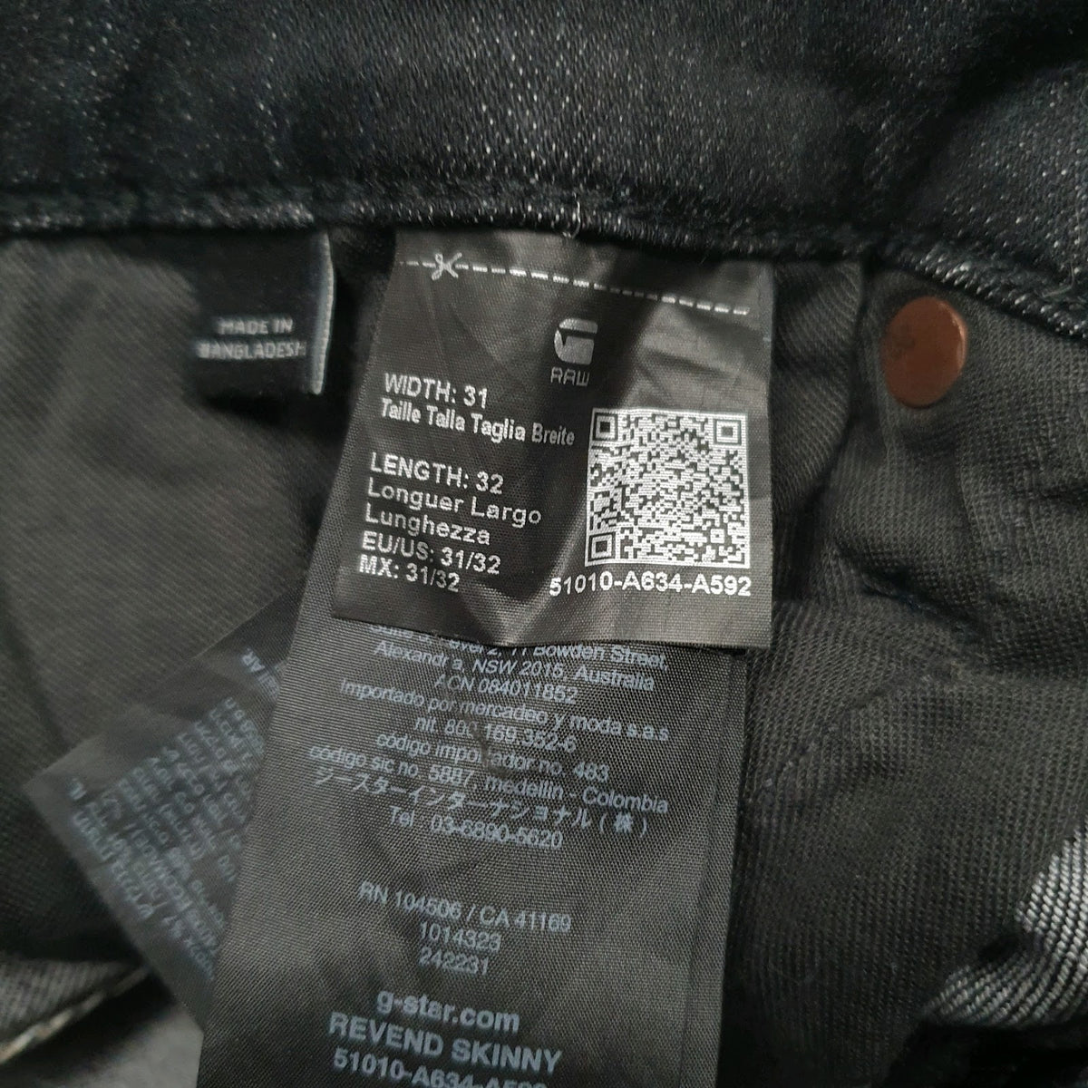 Mens Grey G-Star   Jeans
