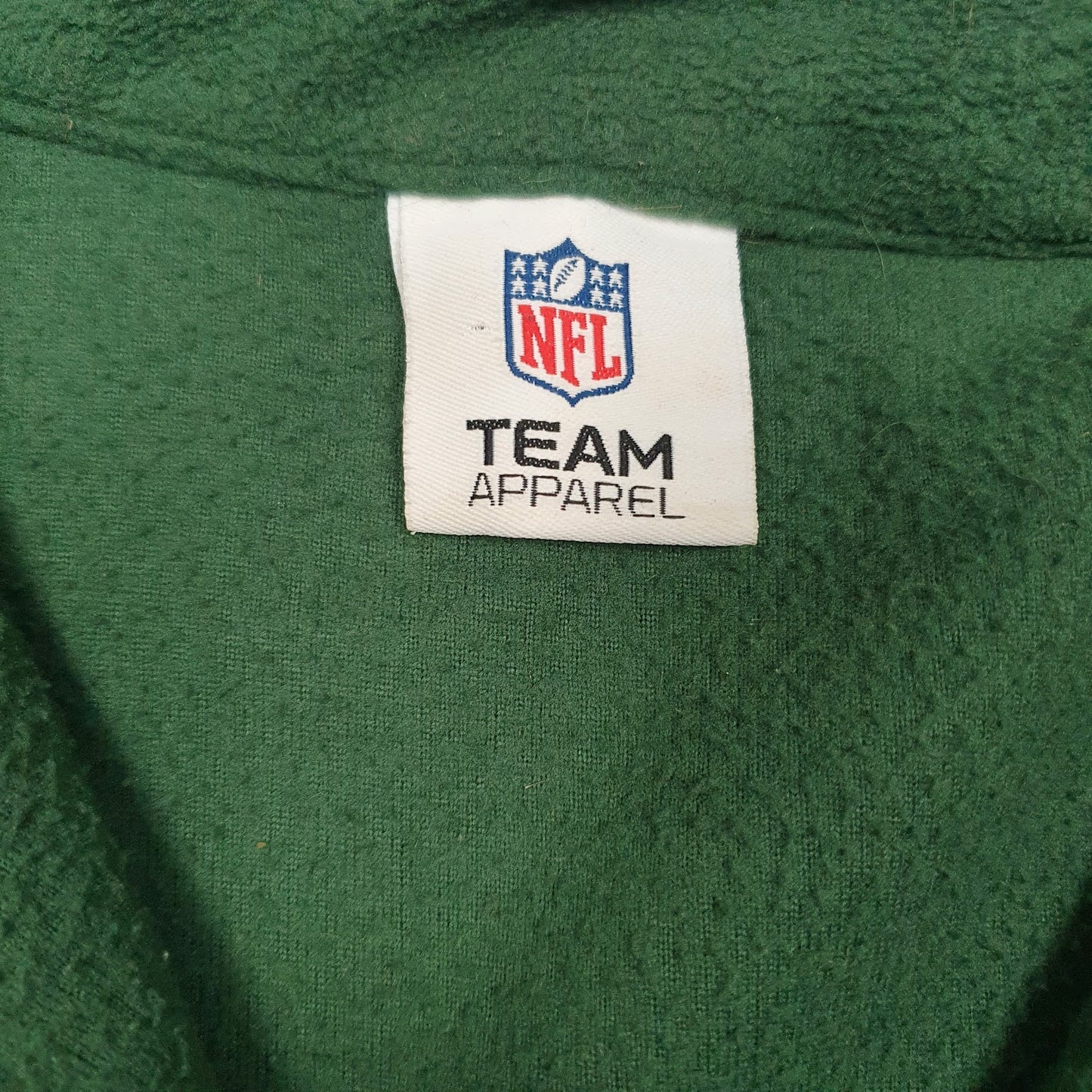 Mens Green NFL Green Bay Packers Quarter Zip Jumper