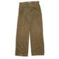 Mens Khaki Armani  Corduroy Trousers