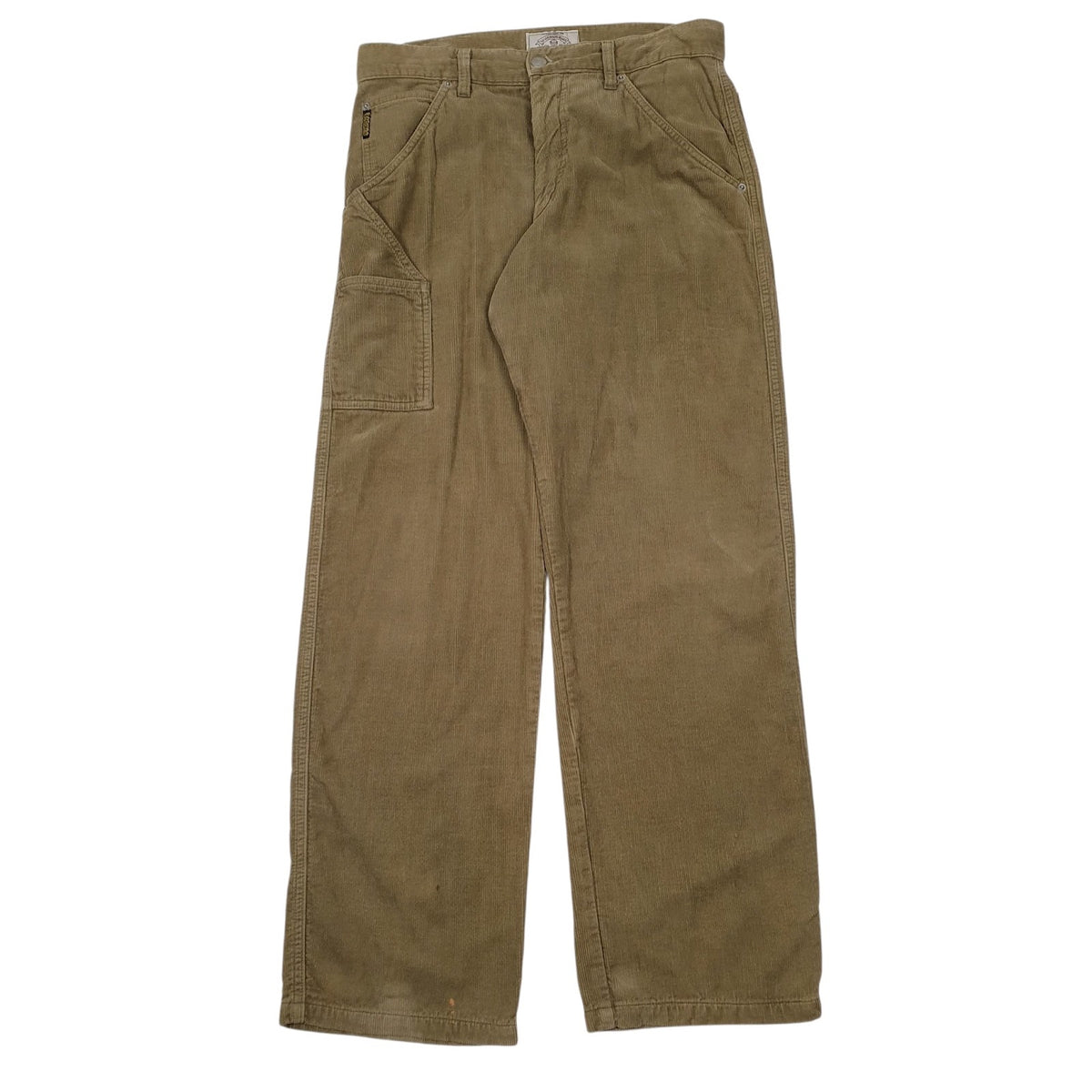 Mens Khaki Armani  Corduroy Trousers