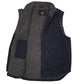 Mens Navy Lee Workwear Sherpa Lined  Coat
