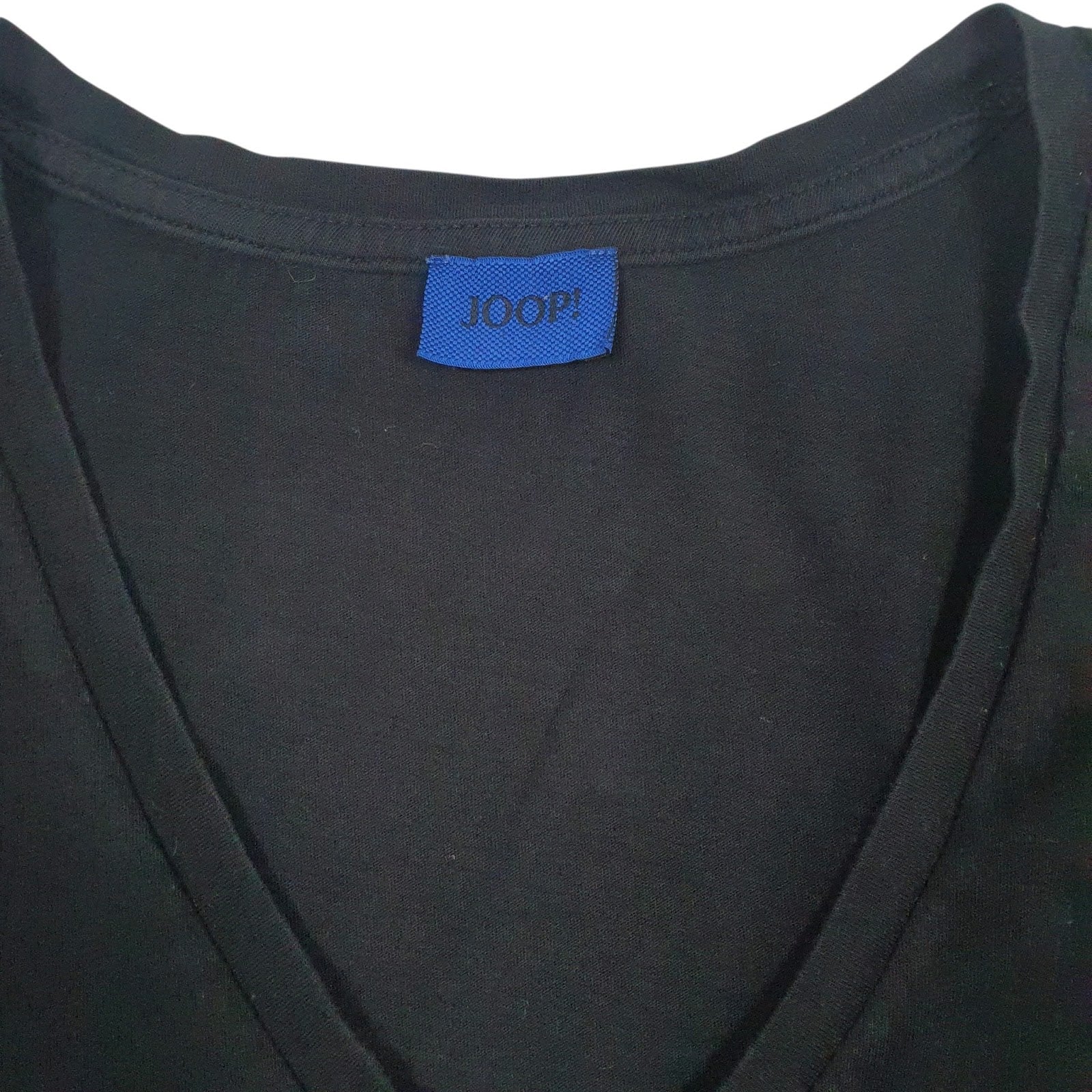 Mens Black Joop V Neck  T Shirt