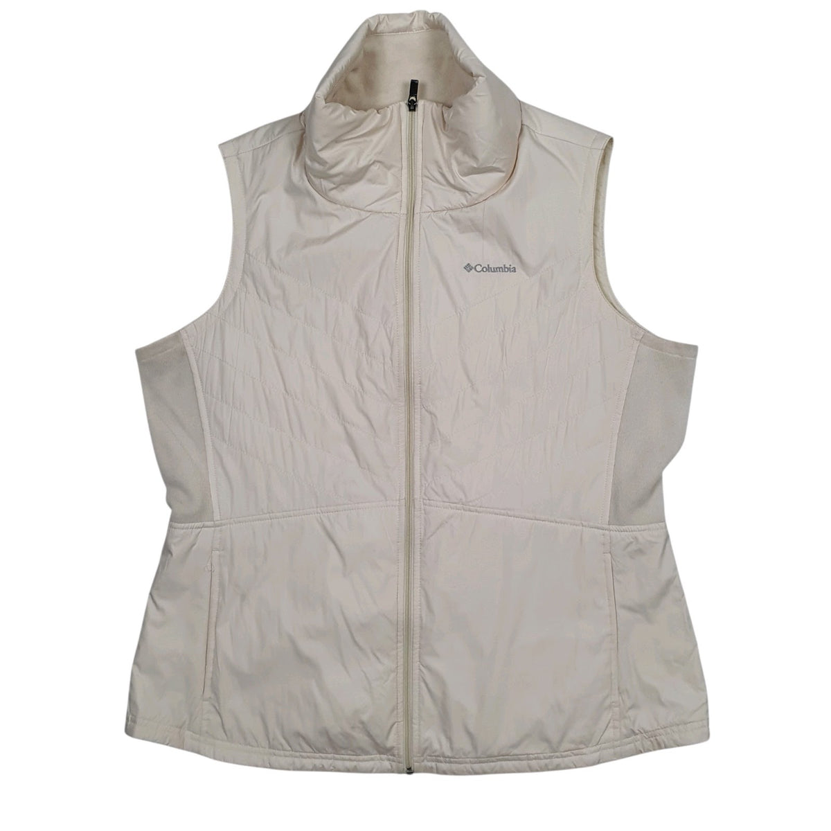 Womens Cream Columbia Sportswear Company Puffer  Coat