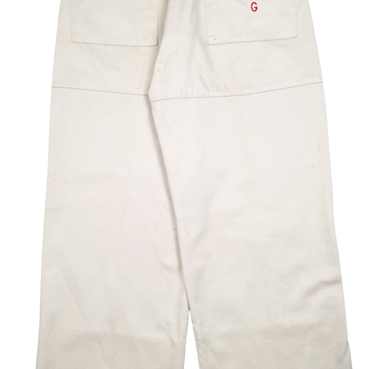 Mens Cream Guess   Trousers