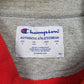 Mens Red Champion Spellout Hoodie Jumper