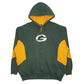 Mens Green NFL Green Bay Packers Full Zip Jumper