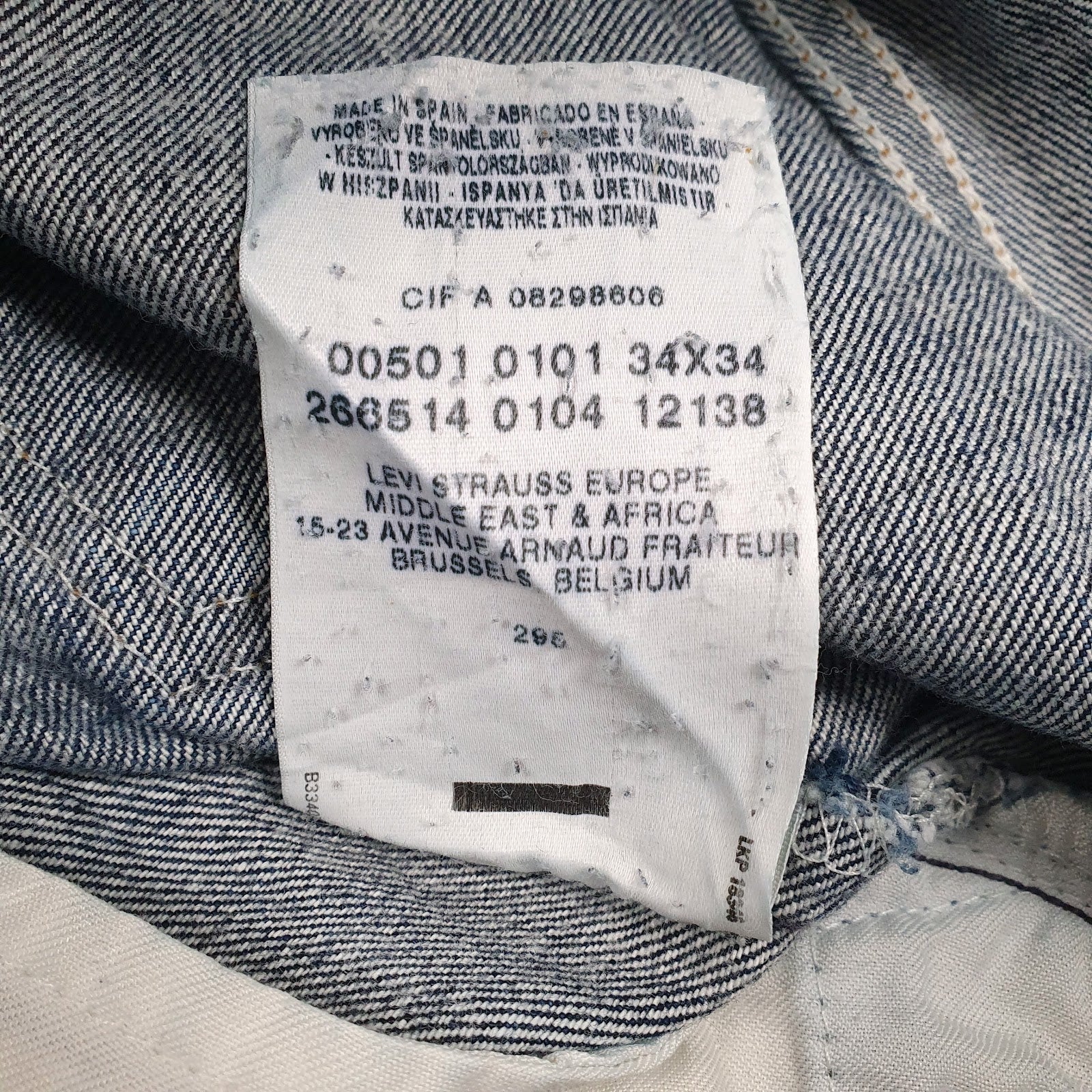 Mens Blue Levis   Jeans