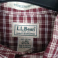 Mens Red L.L.Bean   Shirt