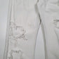 Mens White Levis Distressed  Jeans