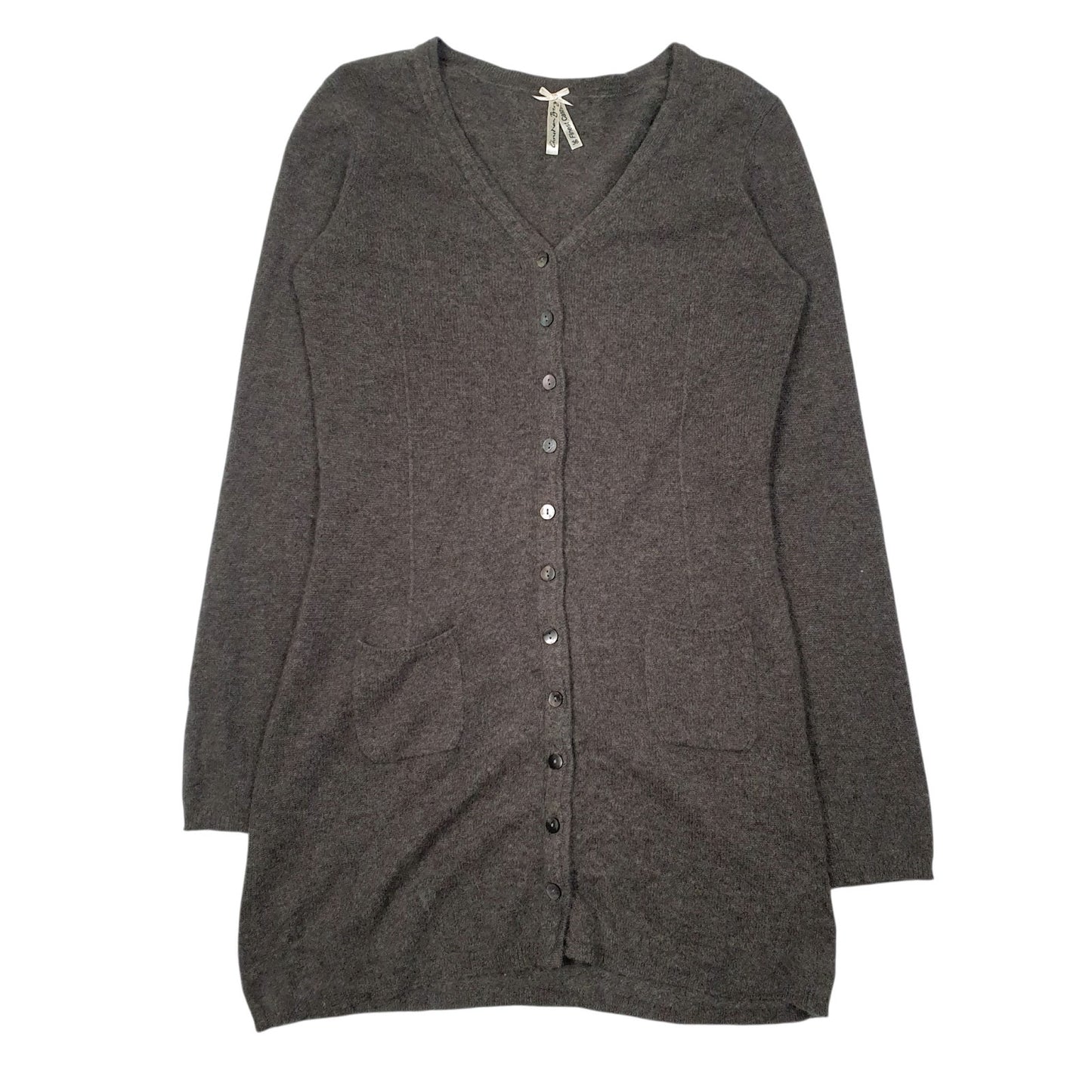 Womens Grey Christian Berg Cardigan Long Sleeve Dress