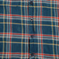 Mens Blue L.L.Bean Flannel  Coat