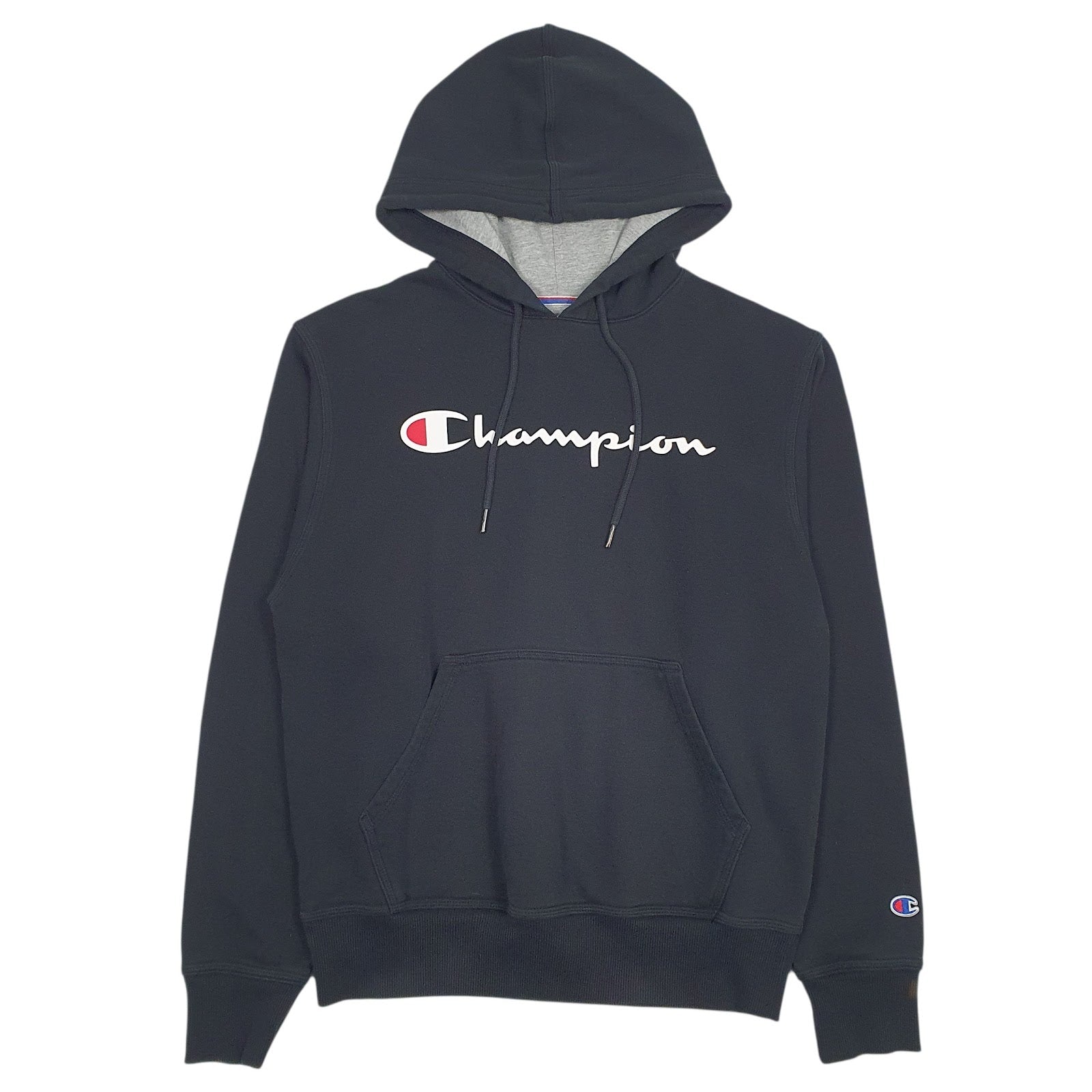 Mens Black Champion  Hoodie Jumper