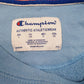 Womens Blue Champion Spellout Crewneck Jumper