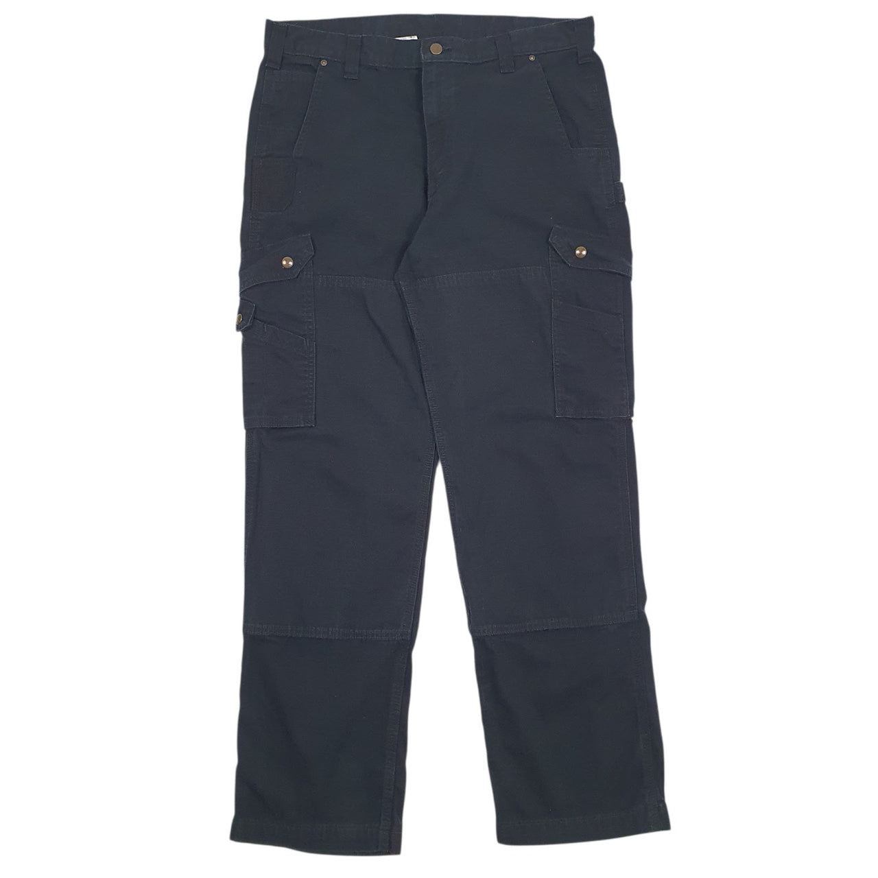 Mens Black Carhartt B342 BLK Carpenter Trousers
