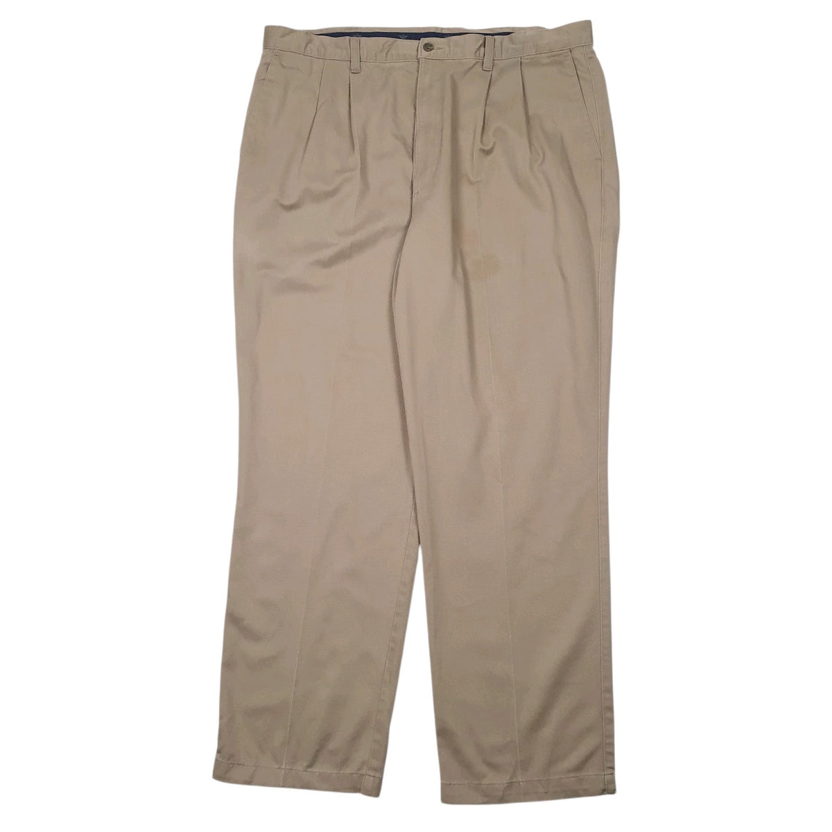 Mens Brown Dockers Pleated Casual JeansW42 L32
