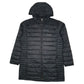 Womens Black Columbia Sportswear Company Parka Longline Trench Crewneck Coat