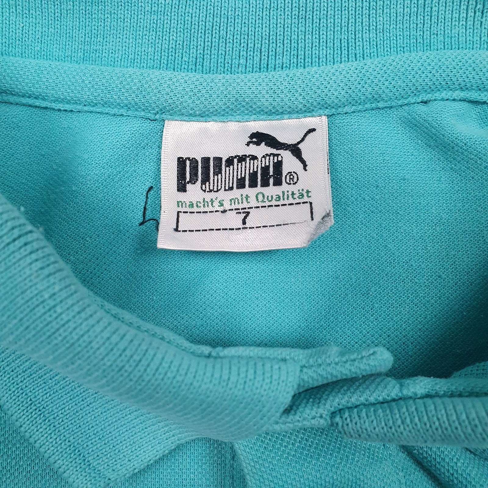 Mens Blue Puma Vintage  Polo Shirt