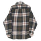 Mens Green Australian Vintage Flannel  Shirt