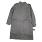 Mens Grey Aquatempora Faux Fur Longline  Coat