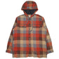 Mens Red L.L.Bean Fleece Lined  Coat