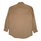 Mens Beige Lee Vintage 80s Cordoroy Western Pearl Snap  Shirt