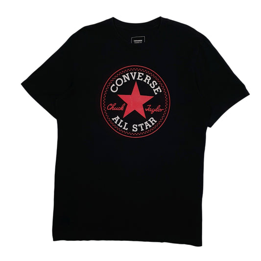 Mens Black Converse  Short Sleeve T Shirt