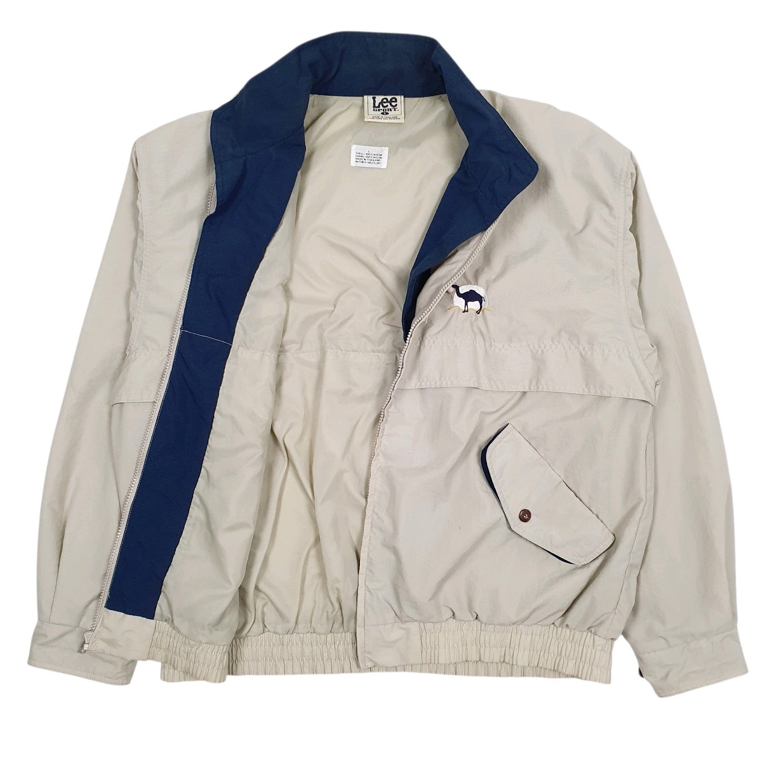 Mens Beige Nutmeg Mills Vintage  Coat