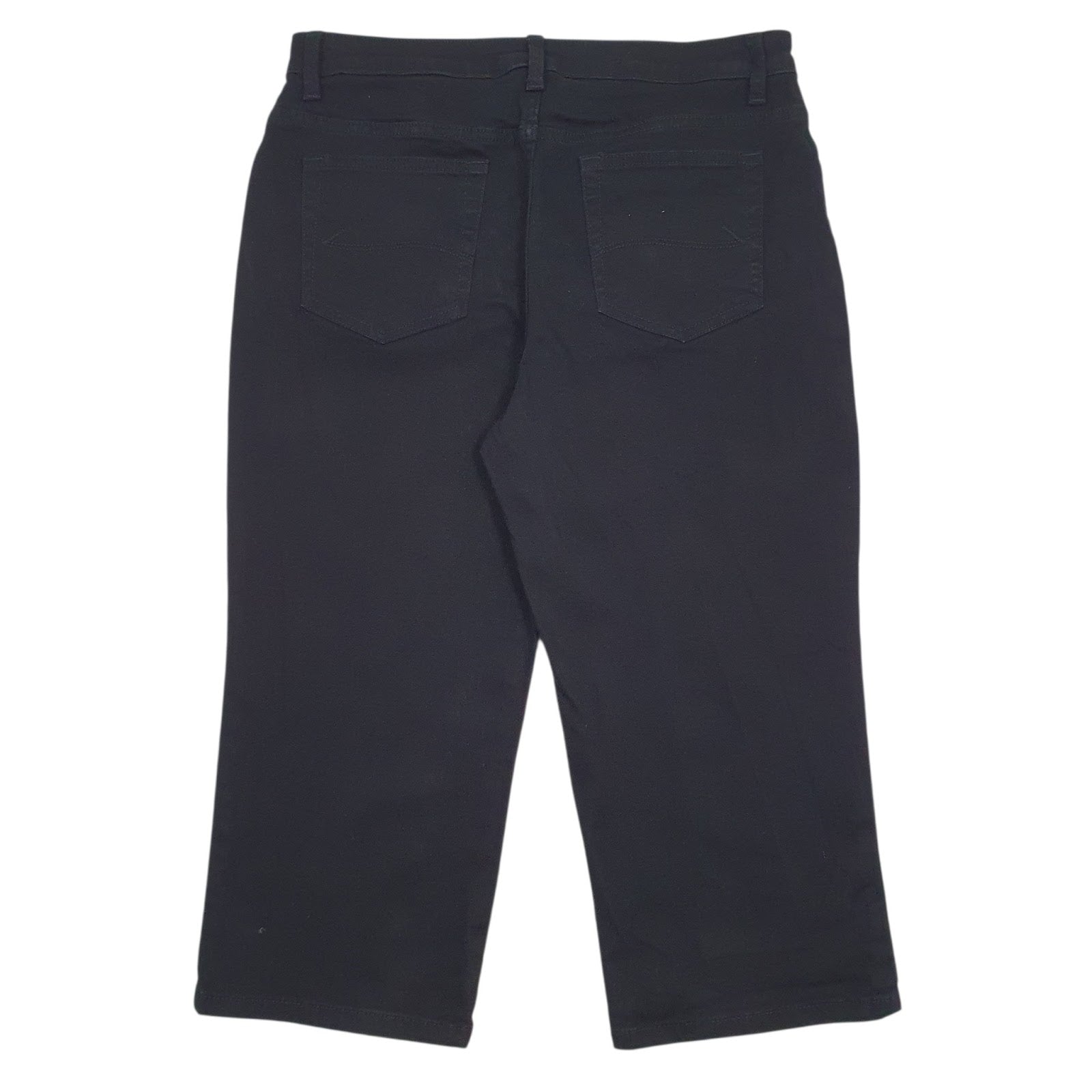 Womens Black Lee Capri  Jeans