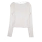 Womens White Unbranded  Crewneck Jumper