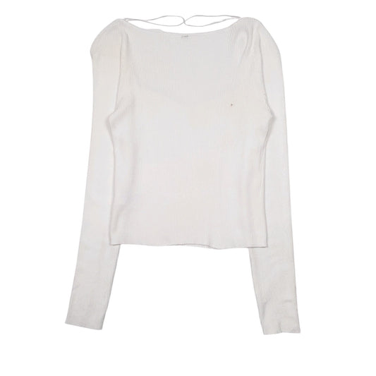 Womens White Unbranded  Crewneck Jumper
