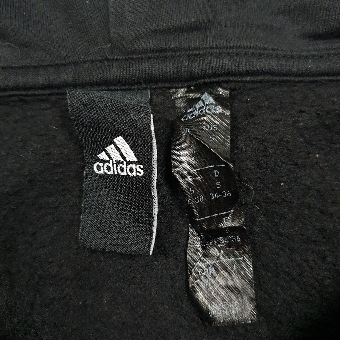 Womens Black Adidas  Hoodie Jumper