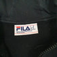 Mens Grey Fila Spellout Hoodie Jumper