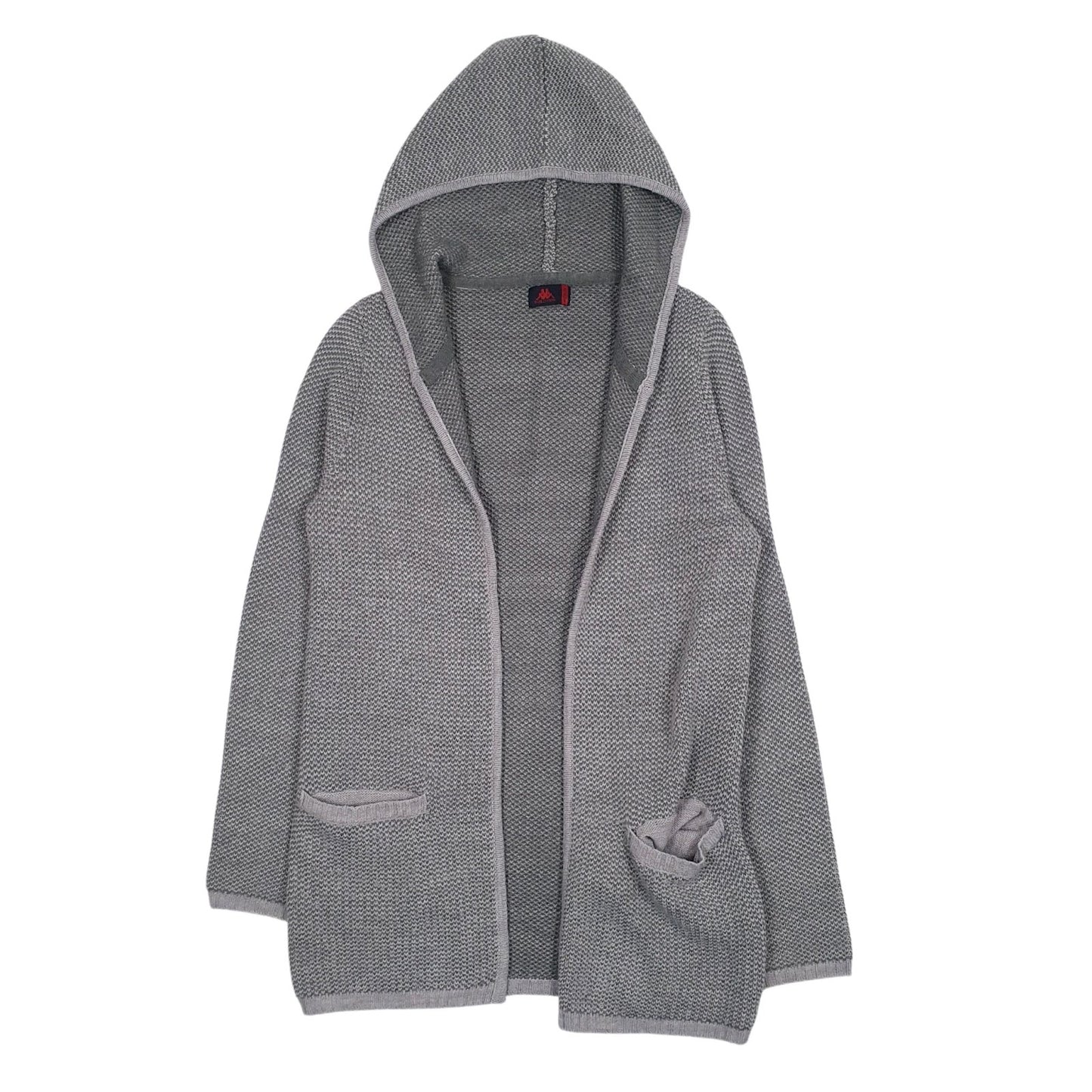 Mens Grey Kappa Robe Cardigan Jumper