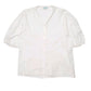 Womens White United Colors Of Benetton Blouse Short Sleeve Shirt