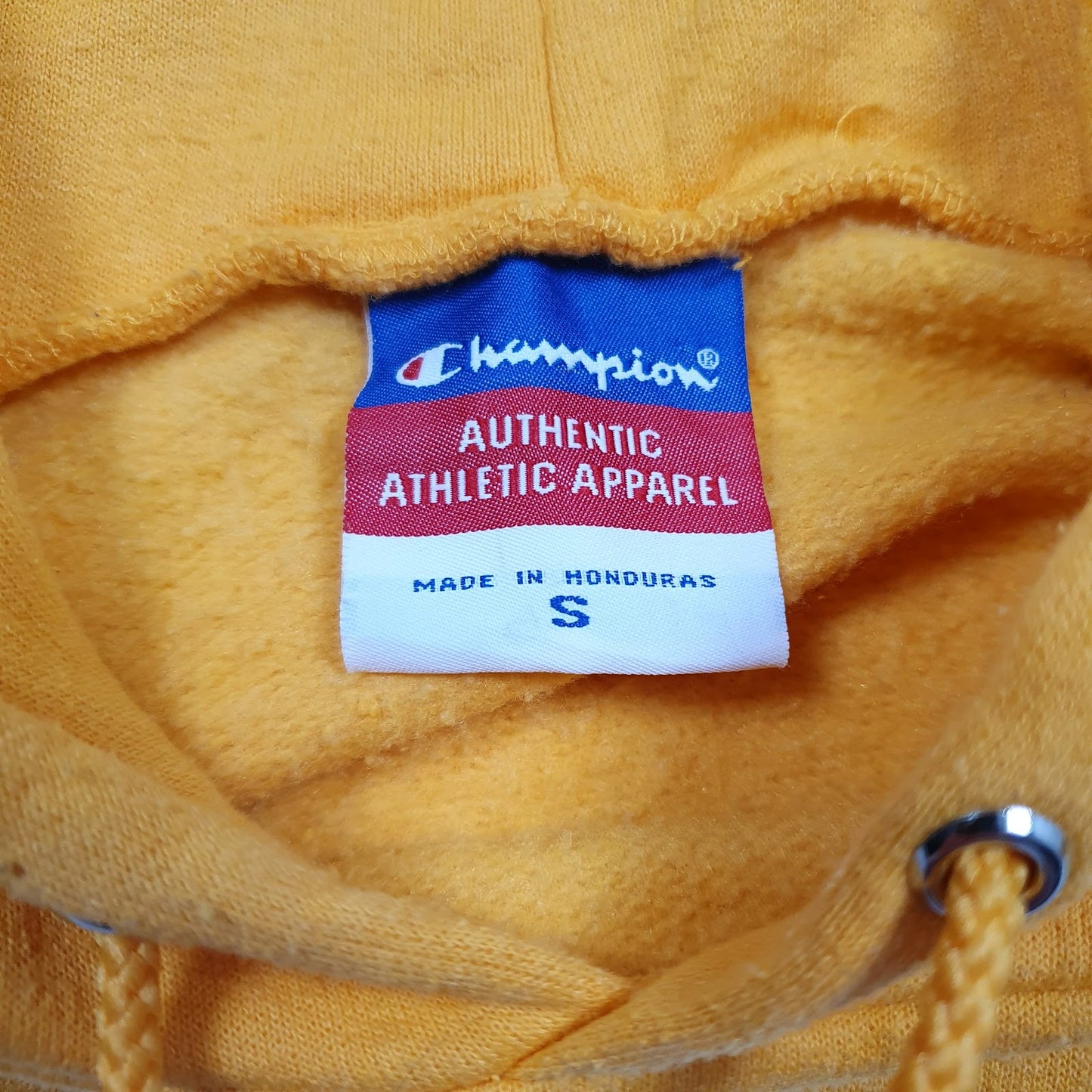 Mens Yellow Champion Northern Colorado Hoodie Jumper