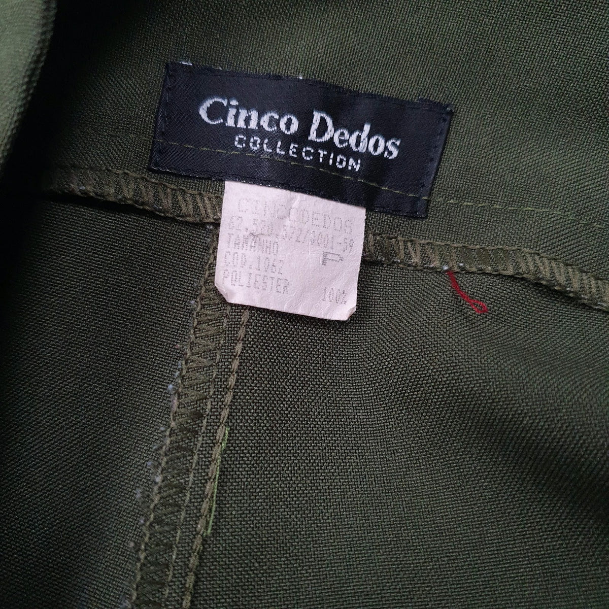 Womens Green Cinco Dedos Vintage  Trousers