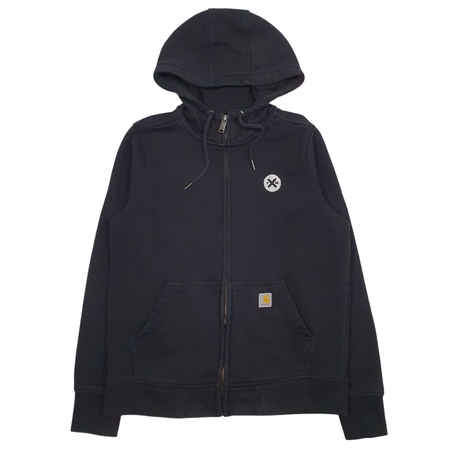 Womens Black Carhartt  Full Zip Jumper