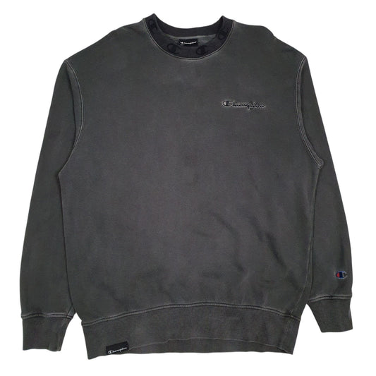 Mens Grey Champion  Crewneck Jumper