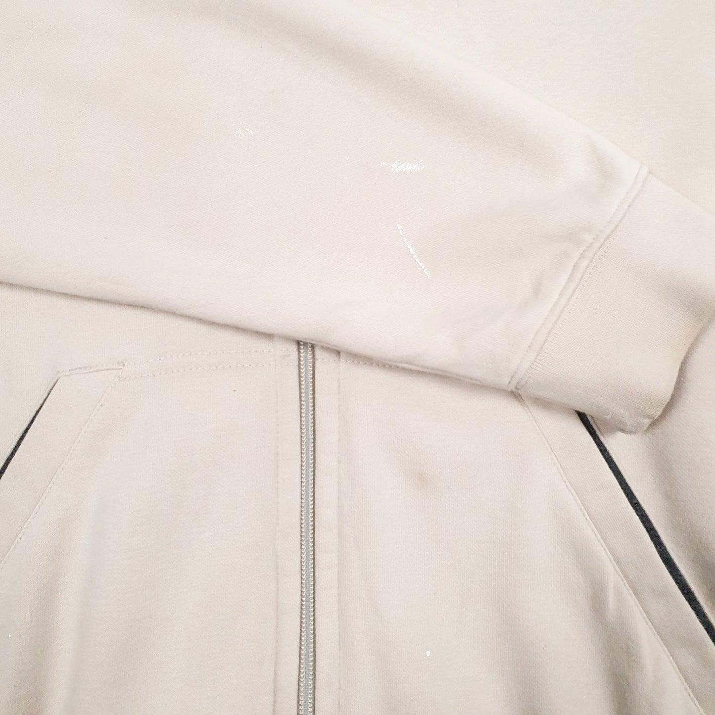 Mens Beige Nike 00s Full Zip Jumper