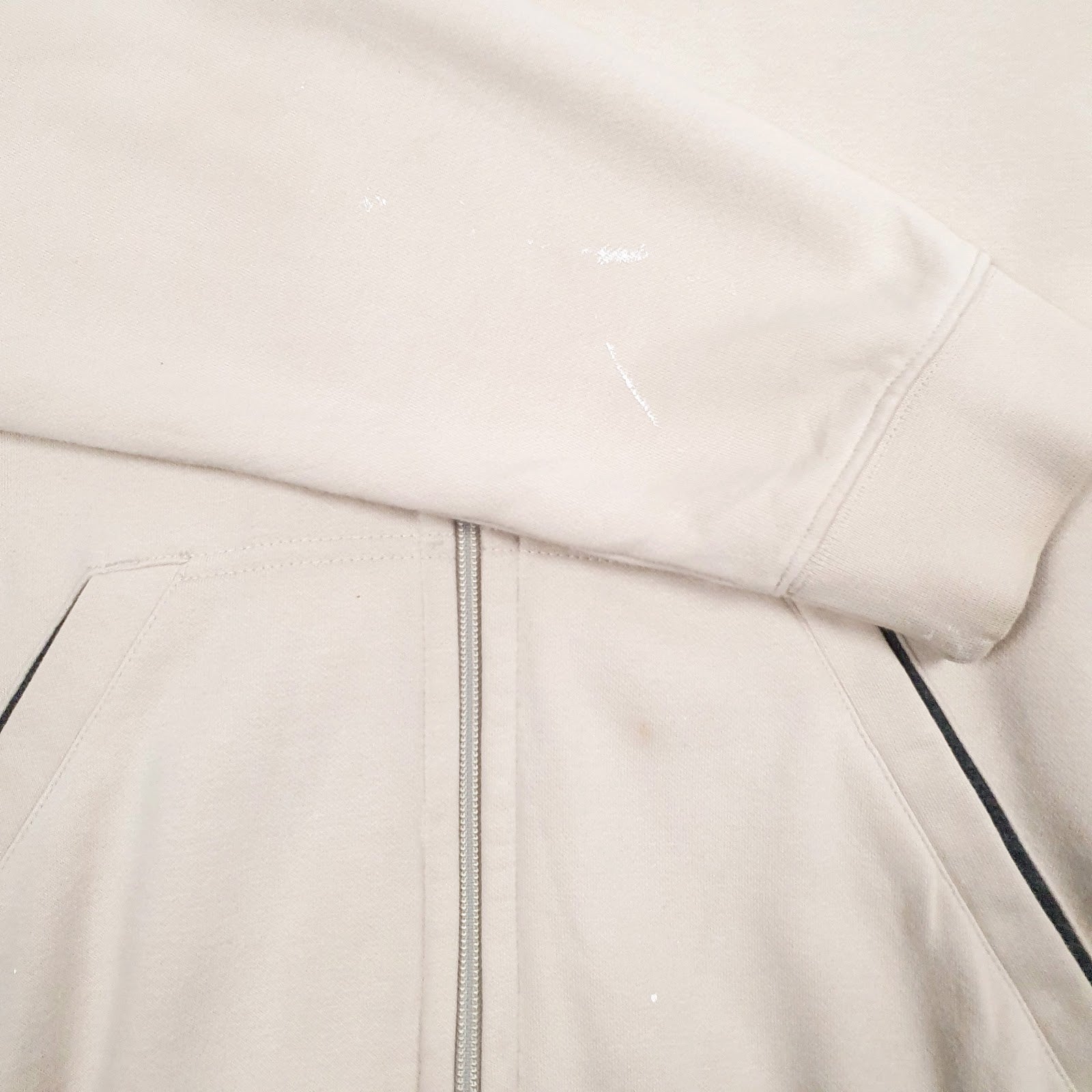 Mens Beige Nike 00s Full Zip Jumper