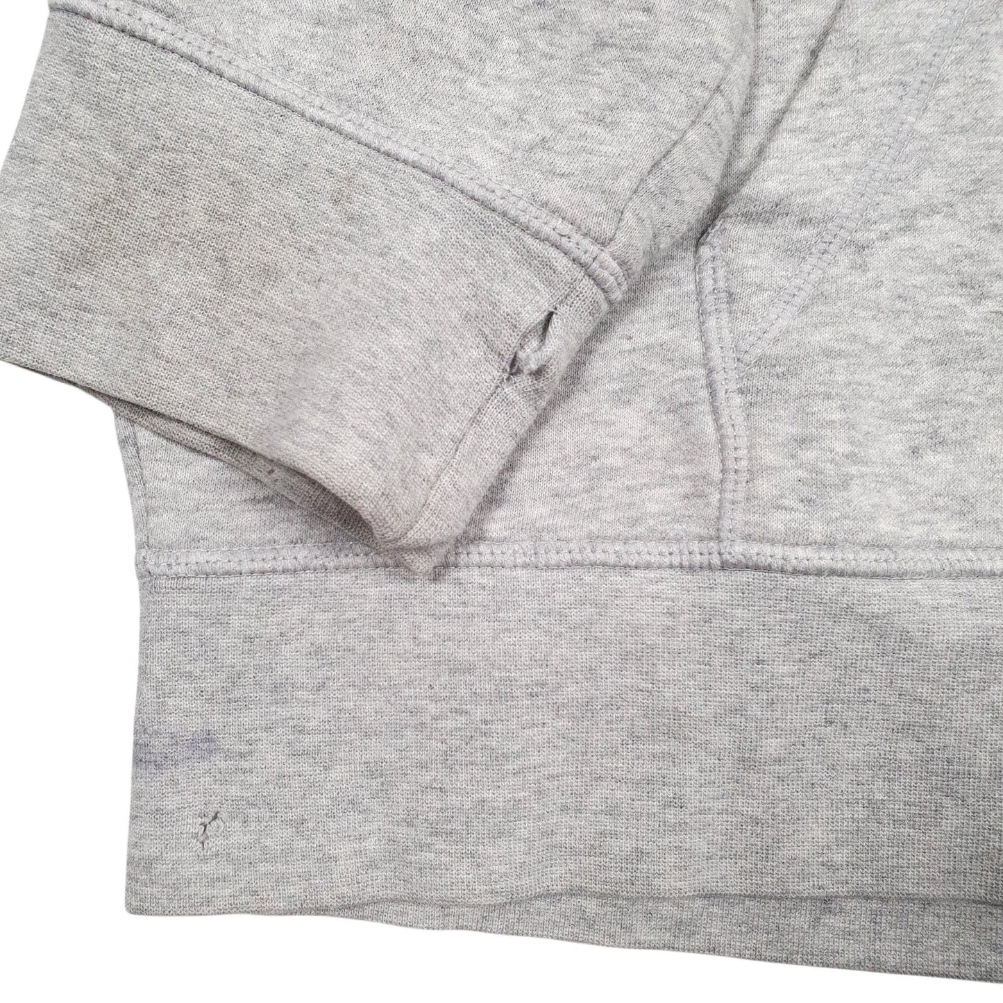Mens Grey Reebok Spellout Hoodie Jumper