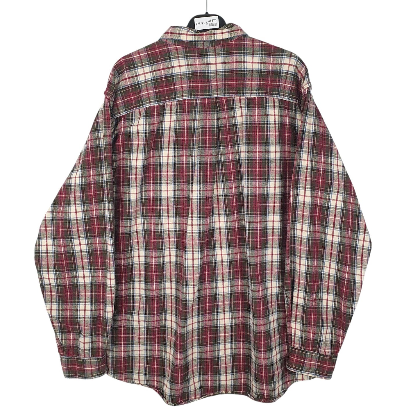 Mens Green L.L.Bean Flannel  Shirt