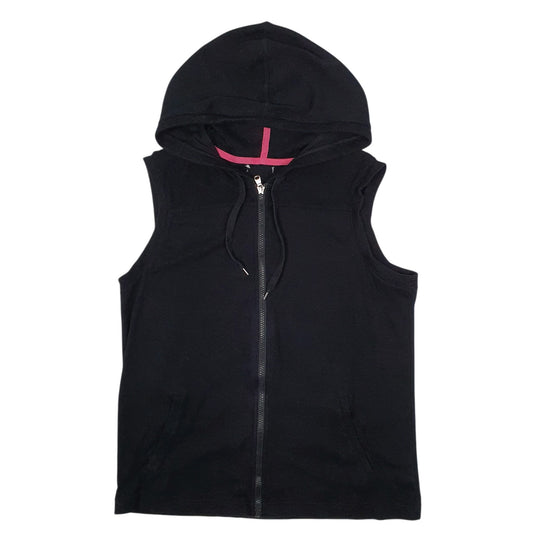 Womens Black Unbranded Hoodie Gilet Jumper