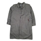 Mens Grey Aquatempora Faux Fur Longline  Coat