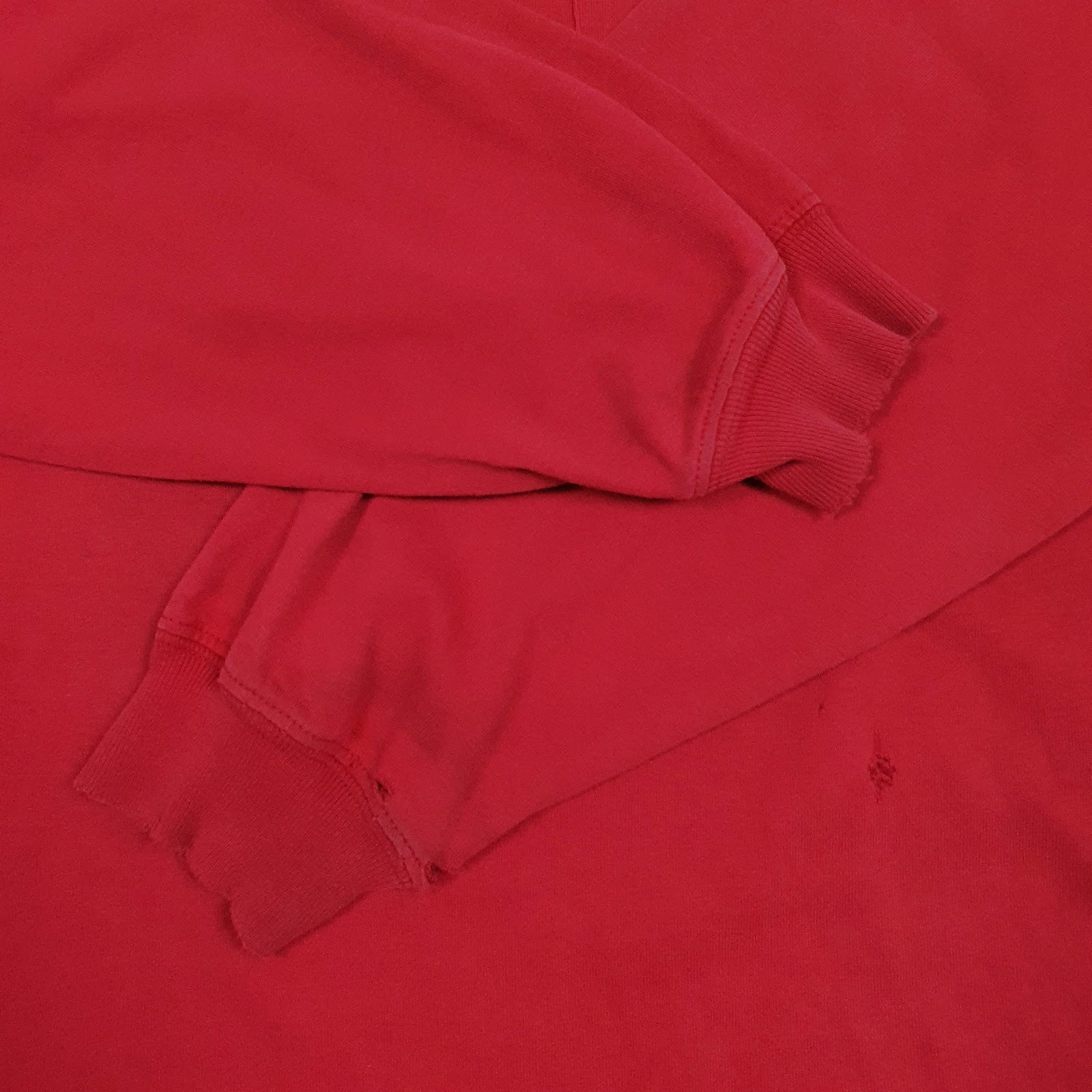 Mens Red Carhartt  Crewneck T Shirt