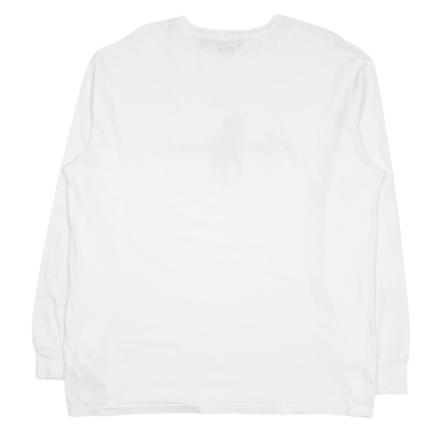 Mens White Polo Ralph Lauren Spellout  T Shirt