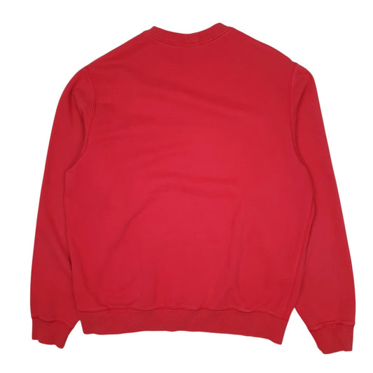 Mens Red Nike Vintage 00s Crewneck Jumper