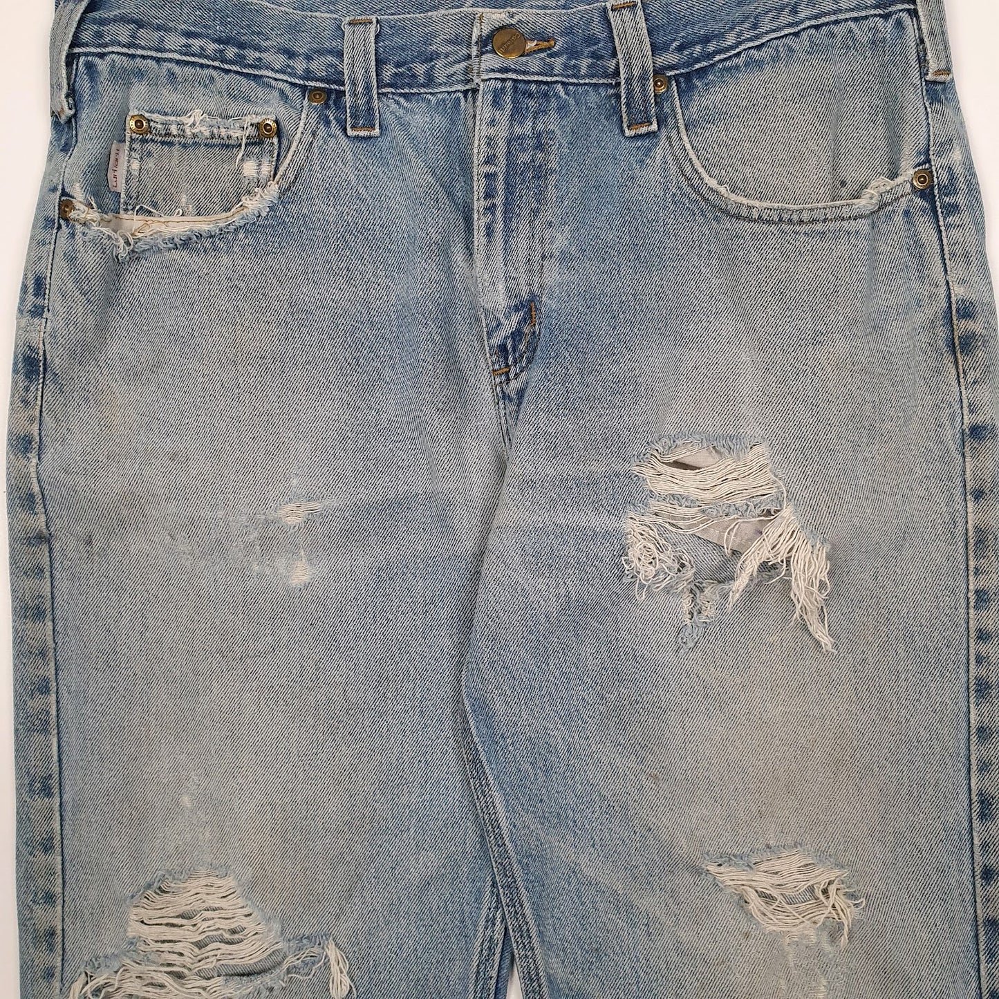 Mens Blue Carhartt   Jeans