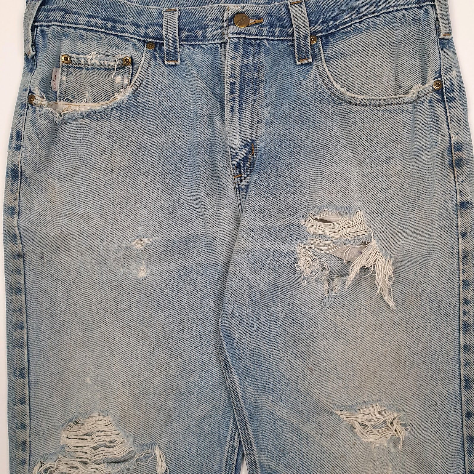 Mens Blue Carhartt   Jeans