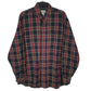 Mens Black L.L.Bean Flannel Long Sleeve Shirt